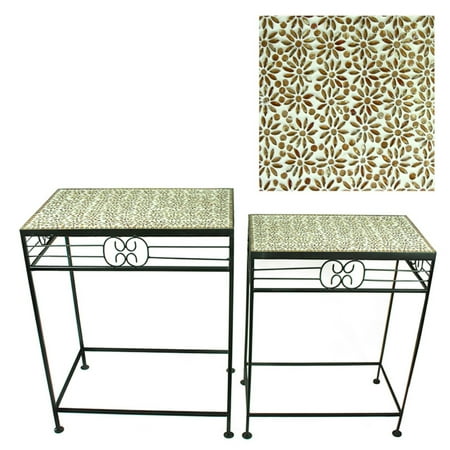 well made furniture wellmade 2piece mosaic rectangular planter stand gold walmartcom well made furniture wellmade 2piece mosaic rectangular planter stand gold walmartcom